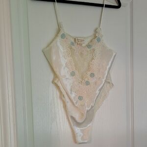 Victoria's Secret Size M One Piece Lace Lingerie NWOT